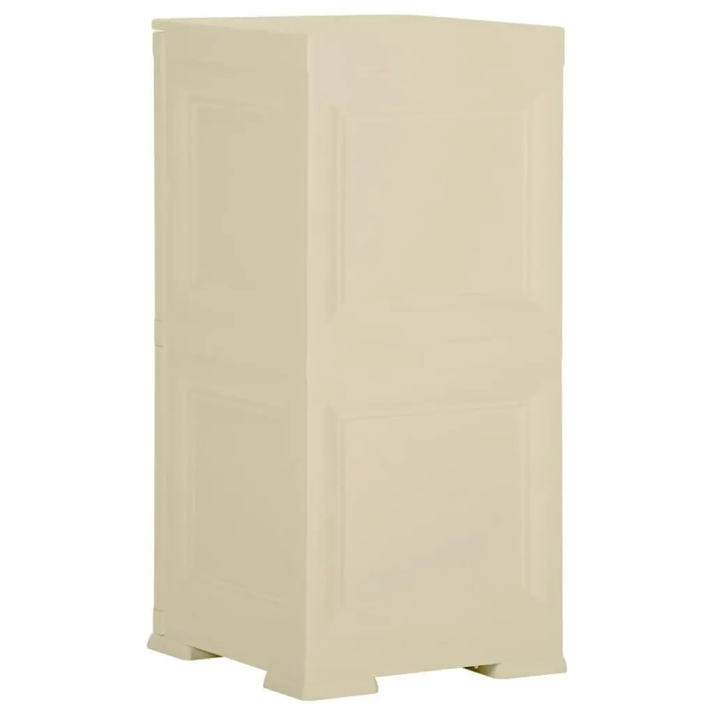 Plastic Cabinet 40x43x85.5 cm Wood Design Angora White 340608