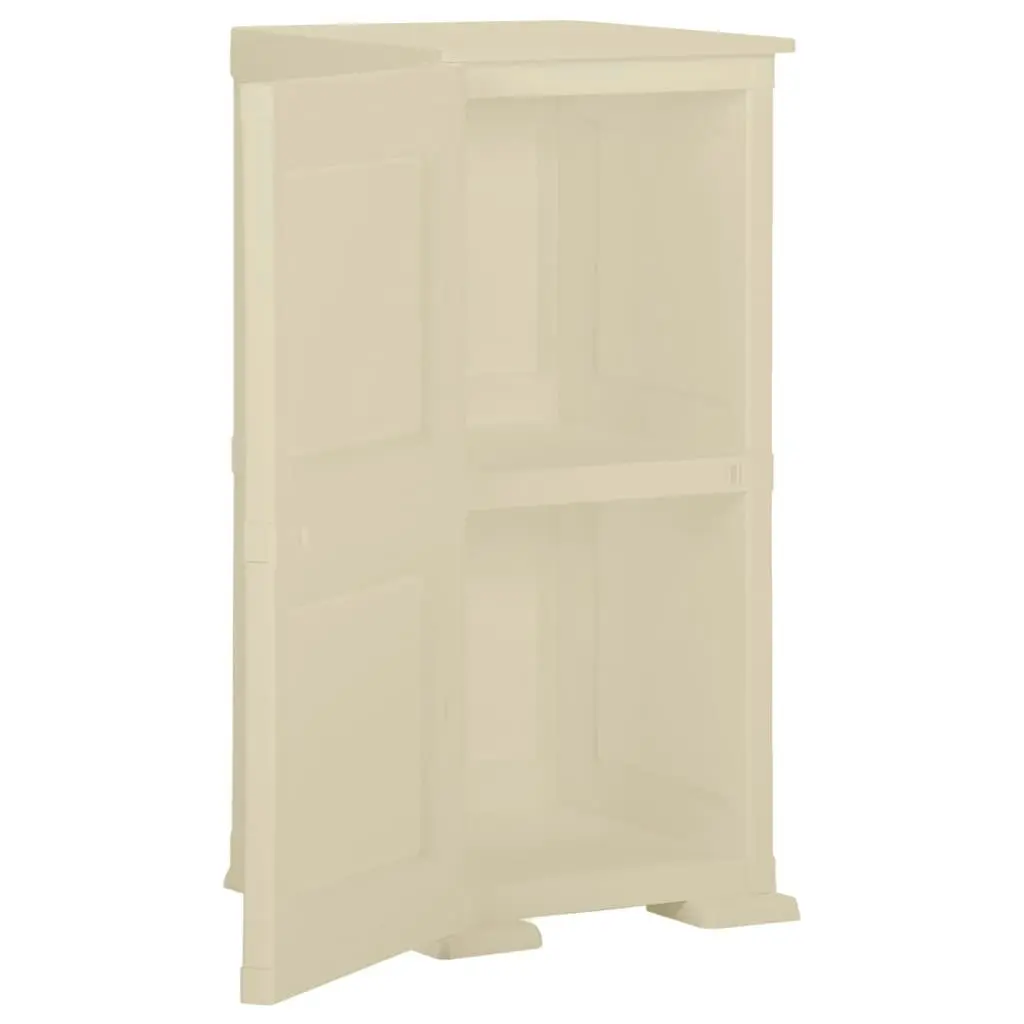 Plastic Cabinet 40x43x85.5 cm Wood Design Angora White 340608