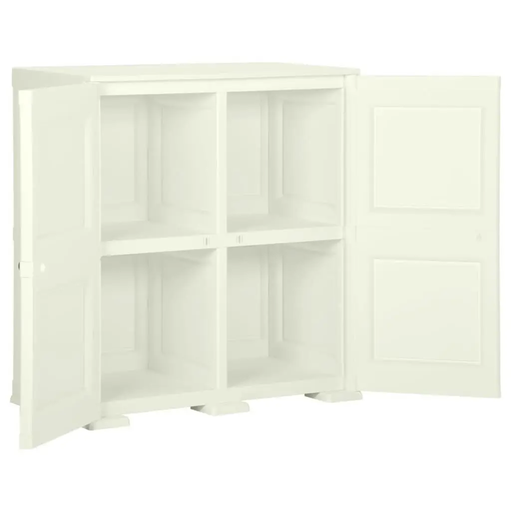 Plastic Cabinet 79x43x85.5 cm Wood Design Vanilla Ice 340595