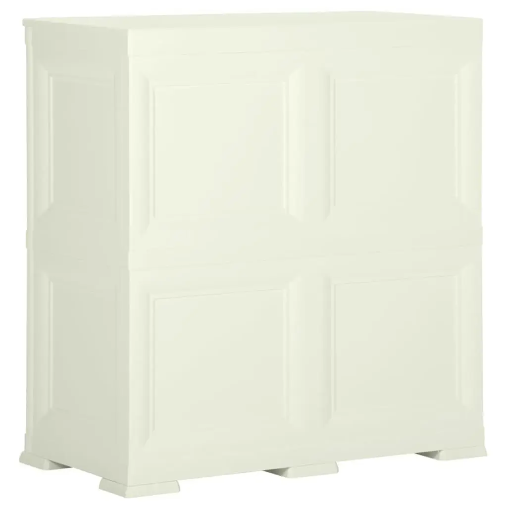 Plastic Cabinet 79x43x85.5 cm Wood Design Vanilla Ice 340595