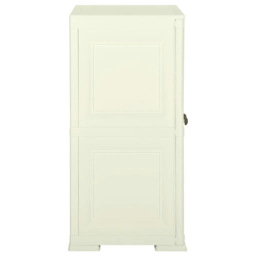 Plastic Cabinet 79x43x85.5 cm Wood Design Vanilla Ice 340595