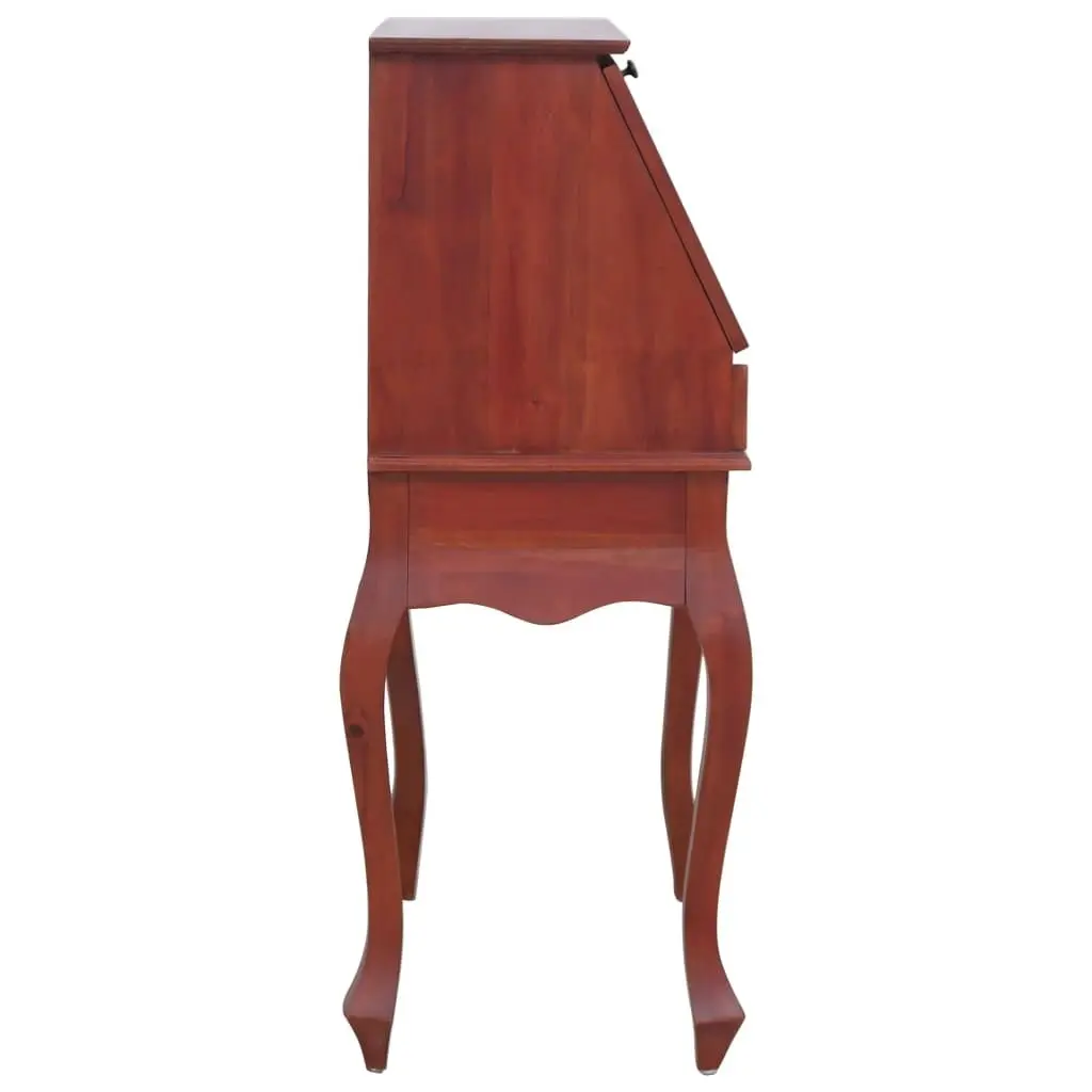 Secretary Desk Brown 78x42x103 cm Solid Mahogany Wood 283841