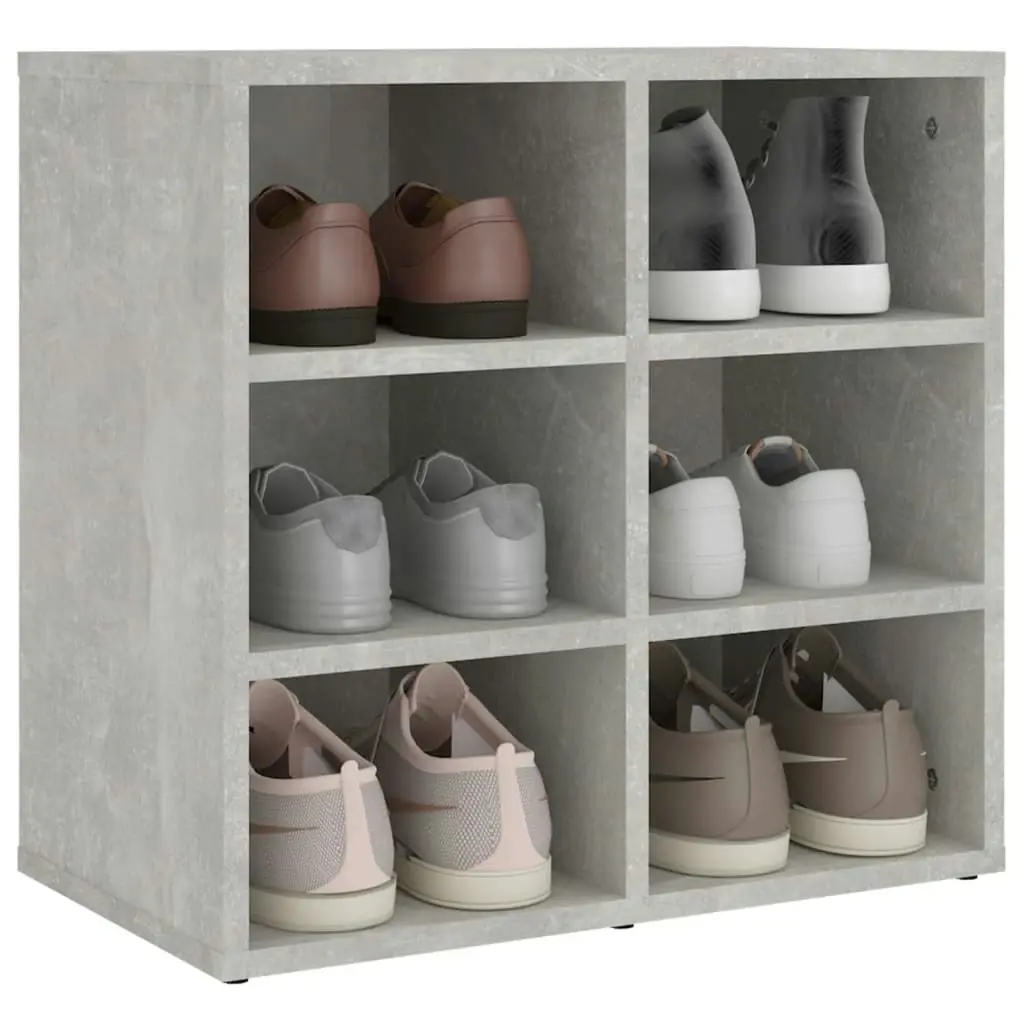 Shoe Cabinet Concrete Grey 52.5x30x50 cm 808692