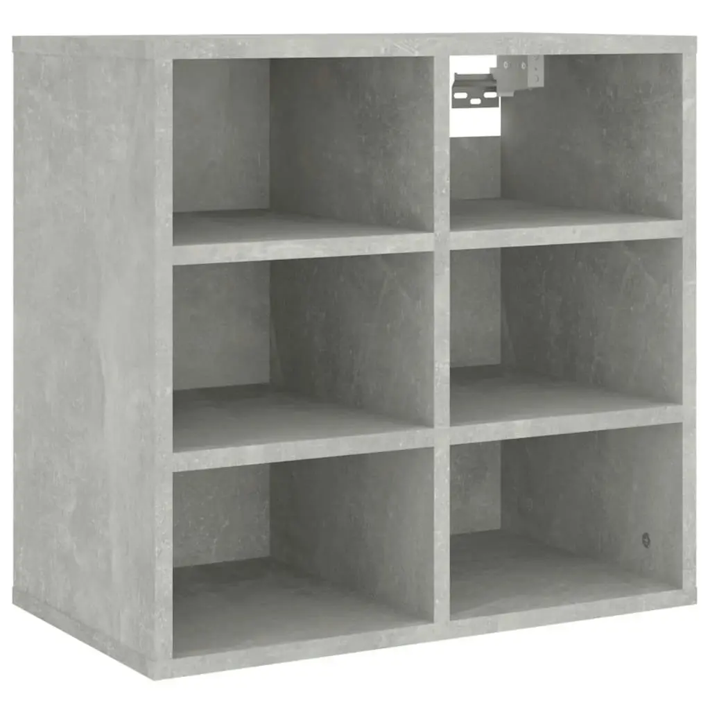 Shoe Cabinet Concrete Grey 52.5x30x50 cm 808692