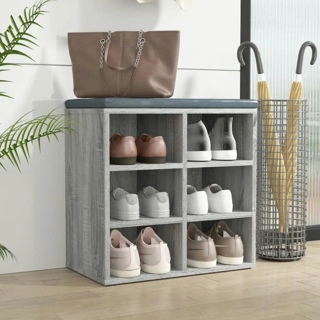 Shoe Cabinet Grey Sonoma 52.5x30x50 cm 820510