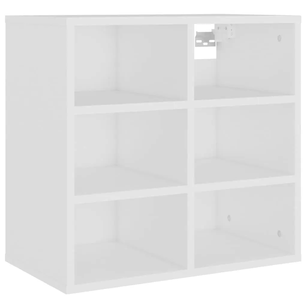 Shoe Cabinet White 52.5x30x50 cm 808684