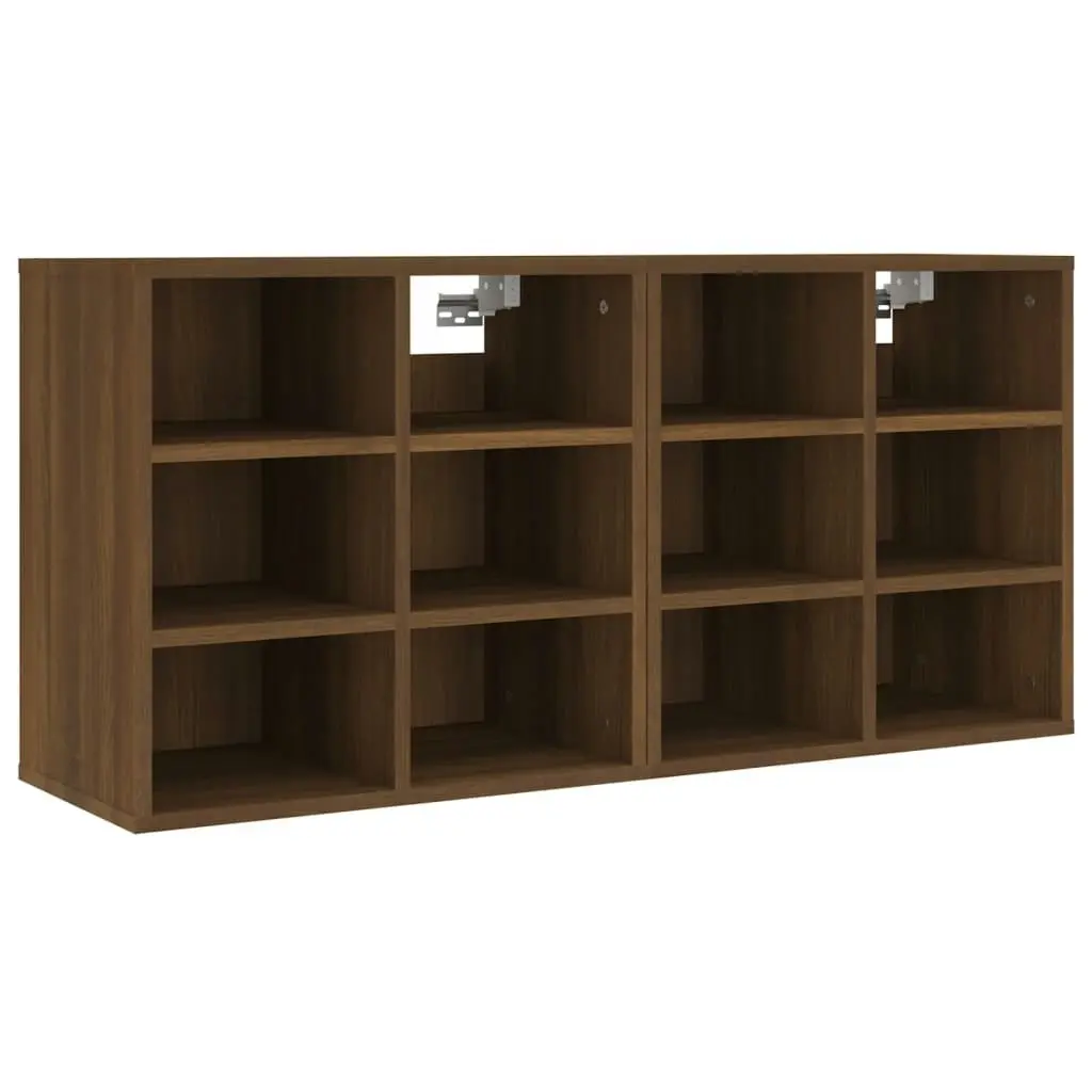 Shoe Cabinets 2 pcs Brown Oak 52.5x30x50 cm 820513