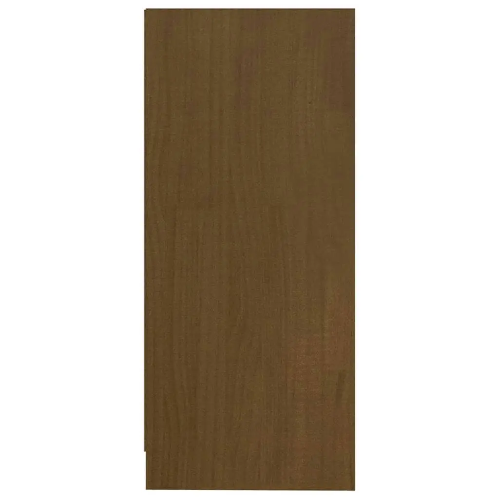 Side Cabinet Honey Brown 35.5x33.5x76 cm Solid Pinewood 809933