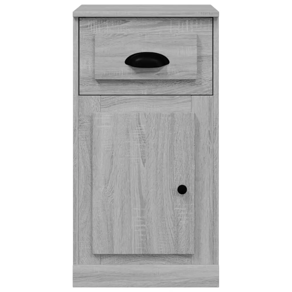 Side Cabinet with Drawer Grey Sonoma 40x50x75 cm Engineered Wood 816486