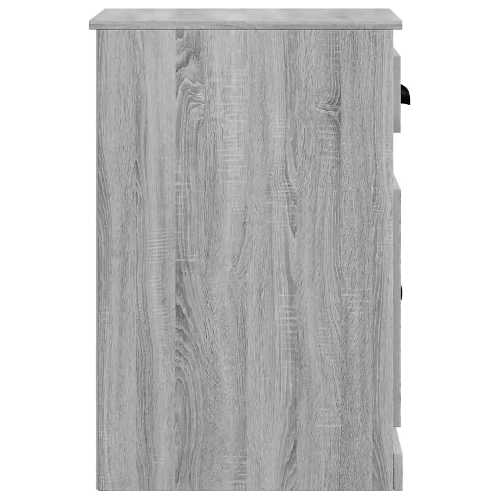 Side Cabinet with Drawer Grey Sonoma 40x50x75 cm Engineered Wood 816486