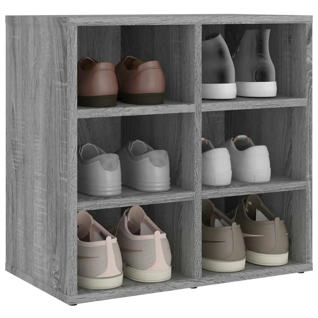 Shoe Cabinets 2 pcs Grey Sonoma 52.5x30x50 cm 820511