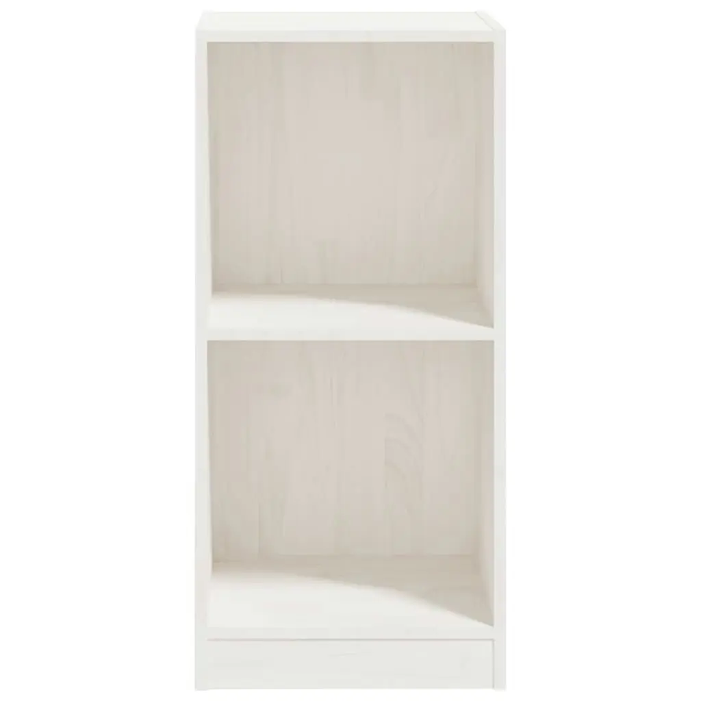 Side Cabinet White 35.5x33.5x76 cm Solid Pinewood 809931