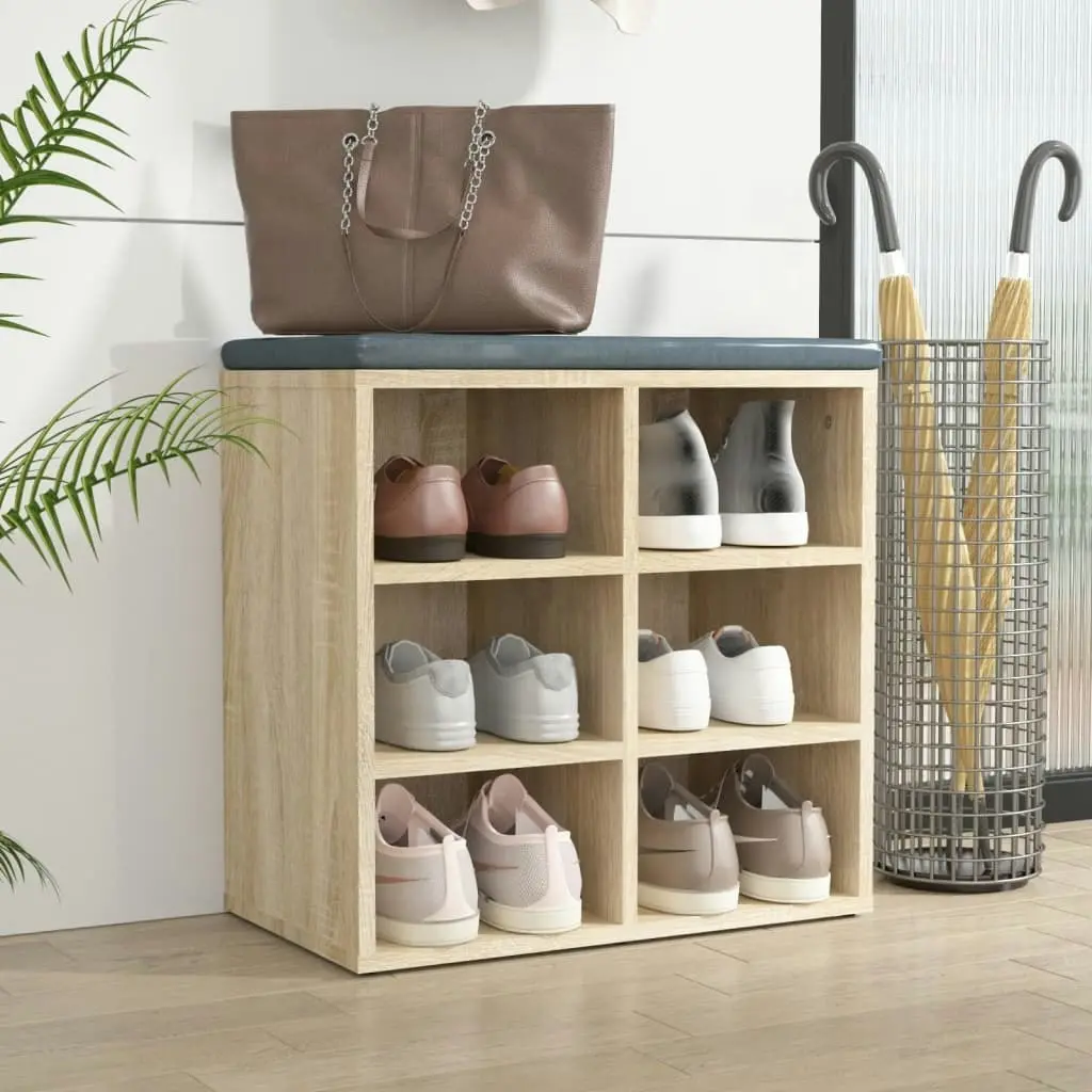 Shoe Cabinet Sonoma Oak 52.5x30x50 cm 808690