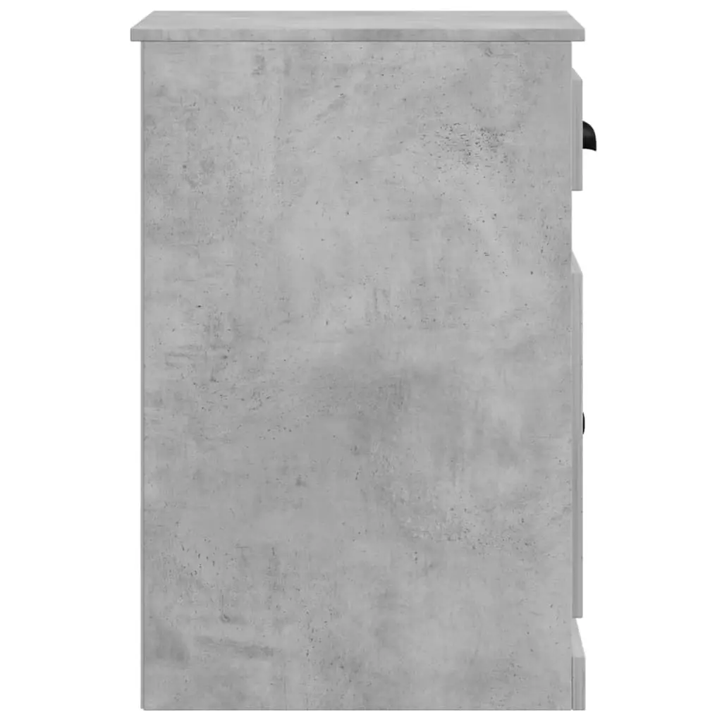 Side Cabinet with Drawer Concrete Grey 40x50x75 cm Engineered Wood 816484