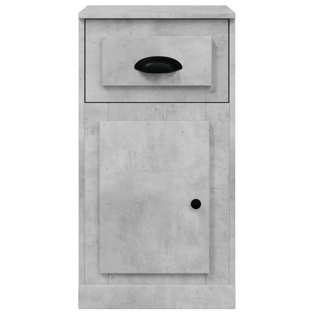 Side Cabinet with Drawer Concrete Grey 40x50x75 cm Engineered Wood 816484