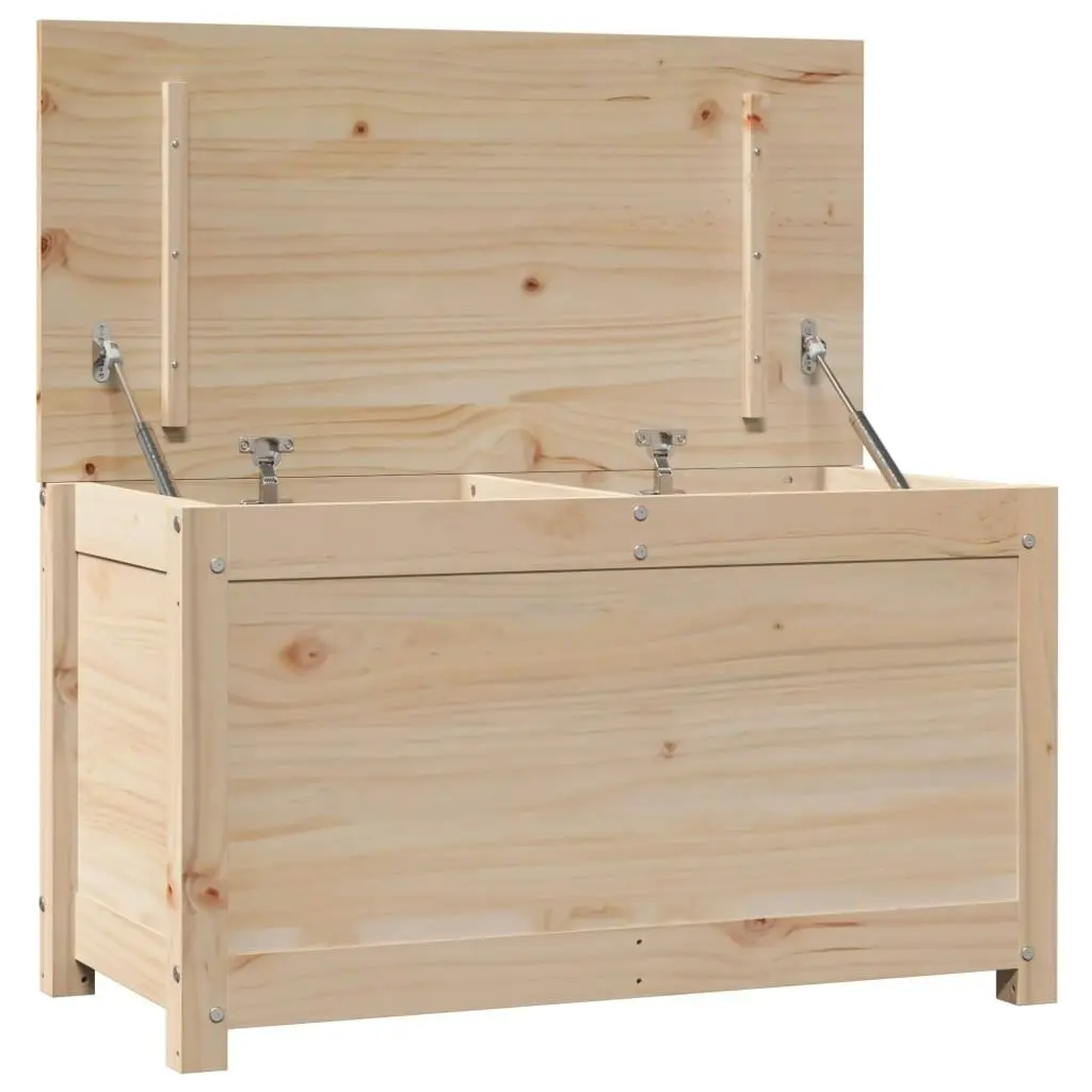 Storage Box 80x40x45.5 cm Solid Wood Pine 823534