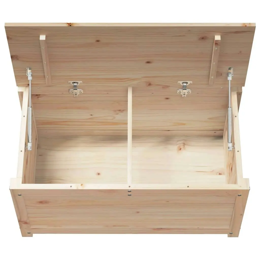 Storage Box 80x40x45.5 cm Solid Wood Pine 823534