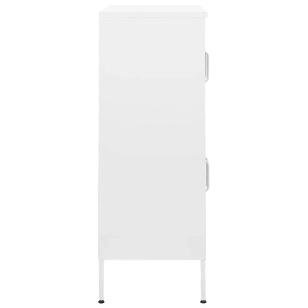 Storage Cabinet White 80x35x101.5 cm Steel 336143