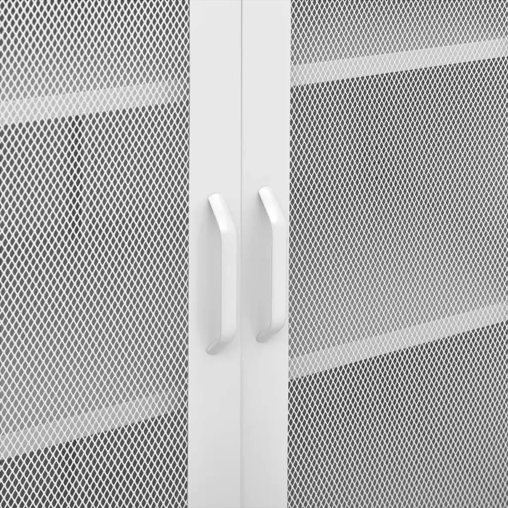 Storage Cabinet White 80x35x101.5 cm Steel 336179