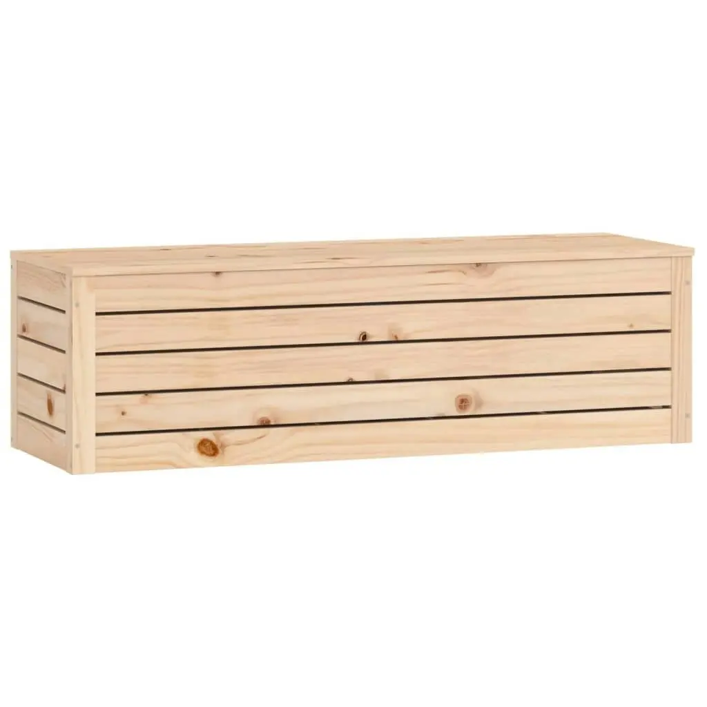 Storage Box 109x36.5x33 cm Solid Wood Pine 823624