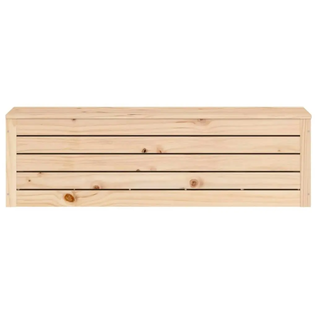 Storage Box 109x36.5x33 cm Solid Wood Pine 823624