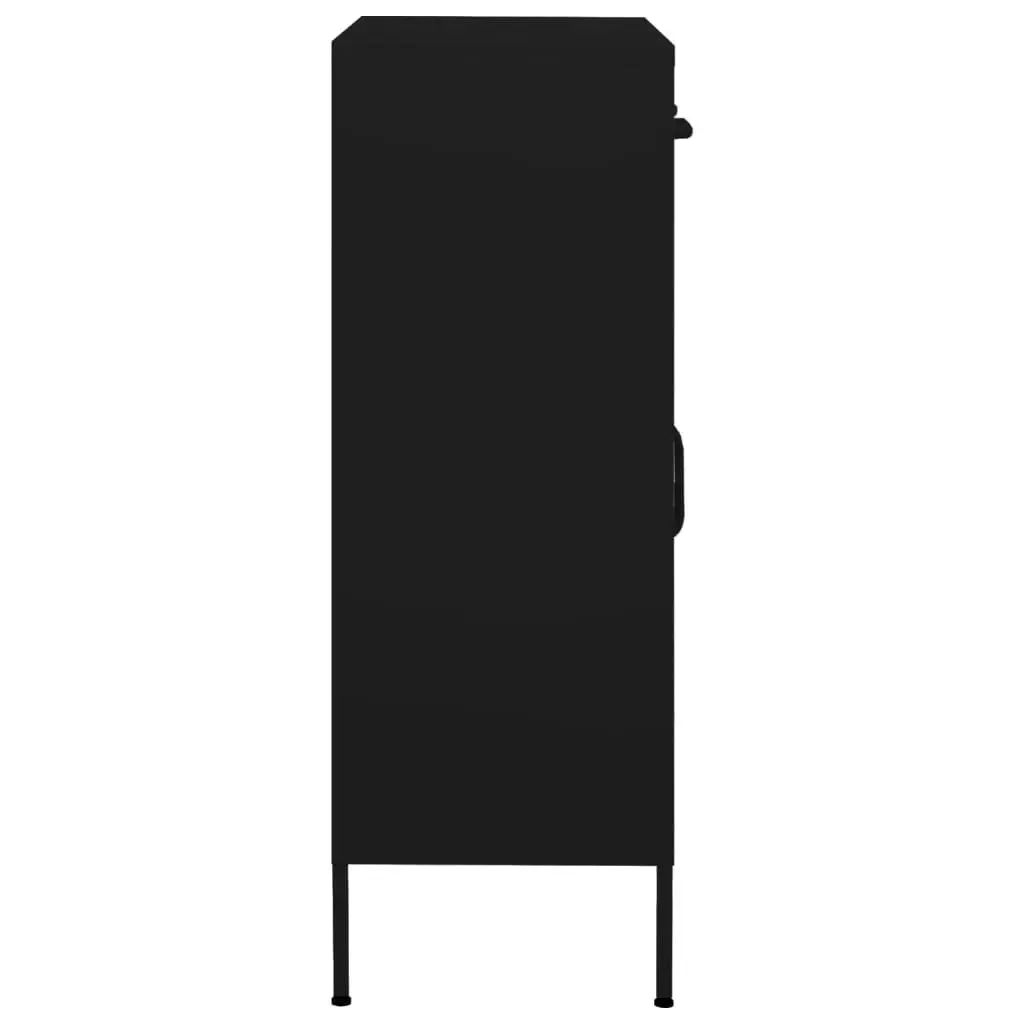 Storage Cabinet Black 80x35x101.5 cm Steel 336160