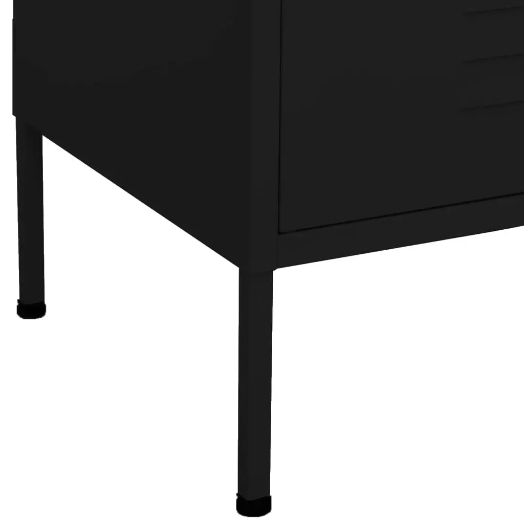 Storage Cabinet Black 80x35x101.5 cm Steel 336160