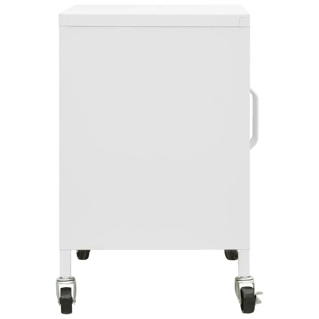 Storage Cabinet White 60x35x56 cm Steel 336269