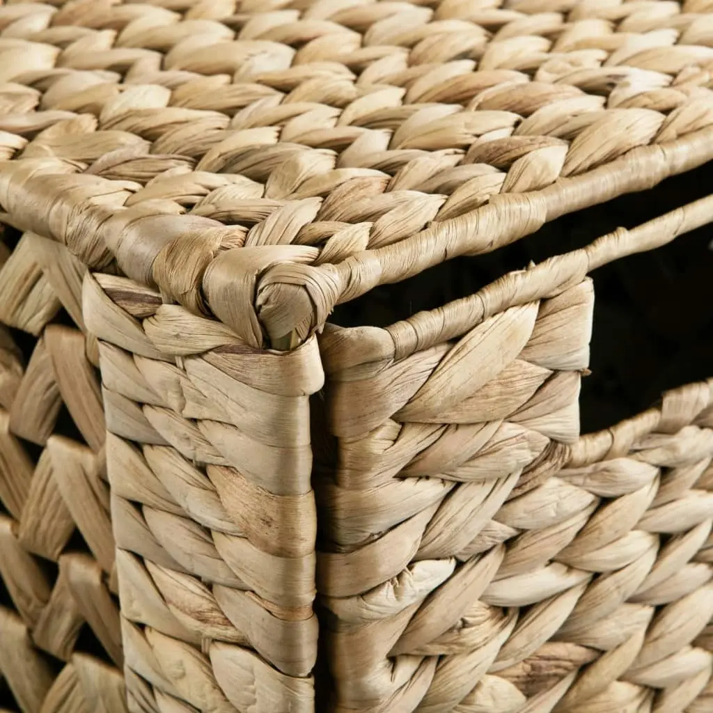 Storage Unit with 6 Baskets 47x37x100 cm Water Hyacinth 245493