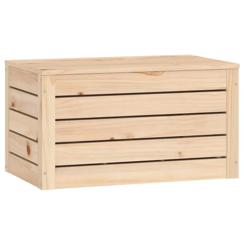 Storage Box 59.5x36.5x33 cm Solid Wood Pine 823614