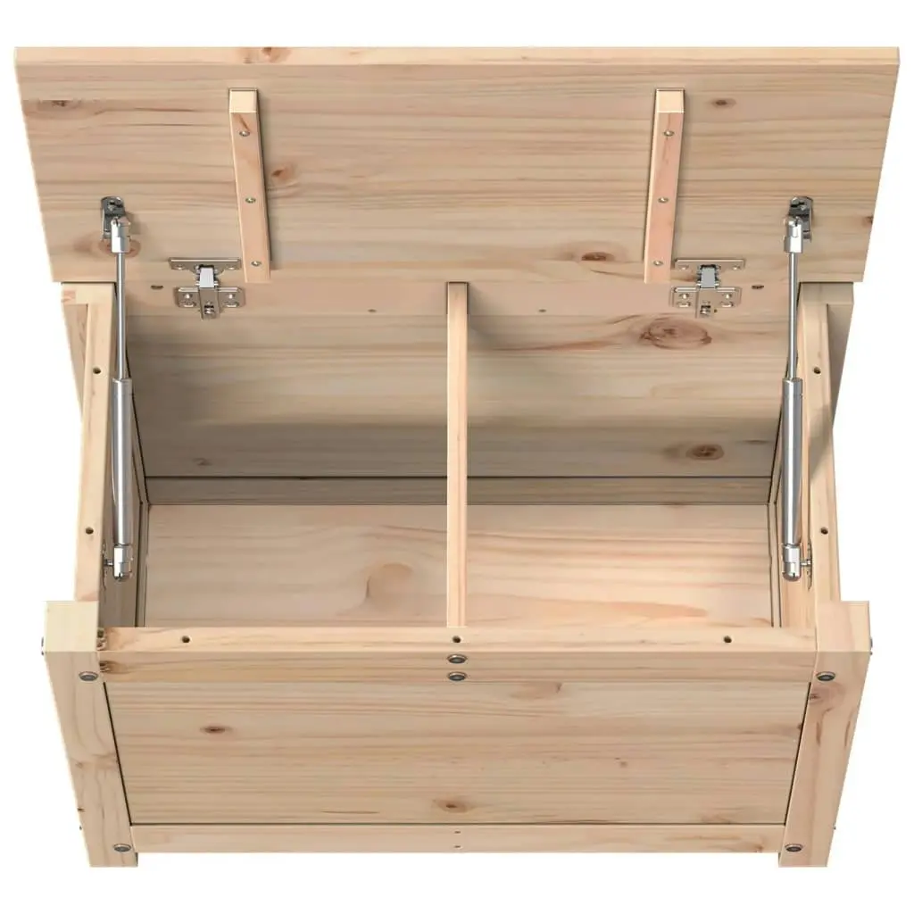 Storage Box 60x32x45.5 cm Solid Wood Pine 823544