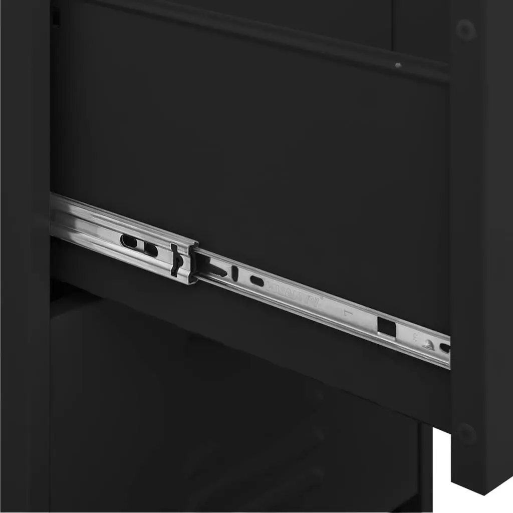 Storage Cabinet Black 42.5x35x101.5 cm Steel 336187