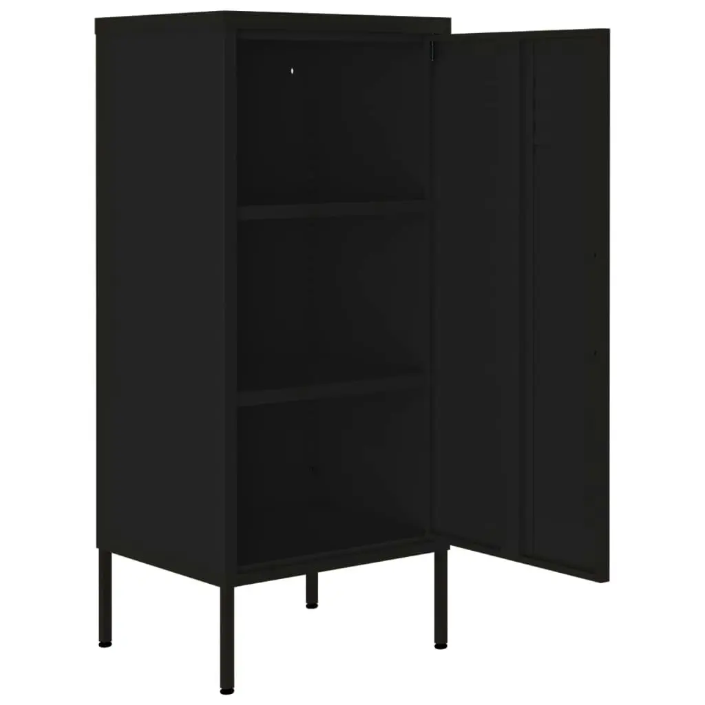 Storage Cabinet Black 42.5x35x101.5 cm Steel 336196