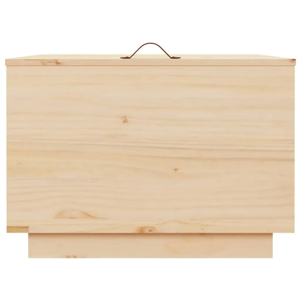 Storage Boxes with Lids 3 pcs Solid Wood Pine 818245