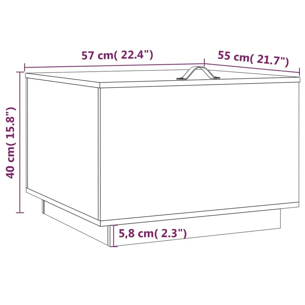 Storage Boxes with Lids 3 pcs Solid Wood Pine 818245