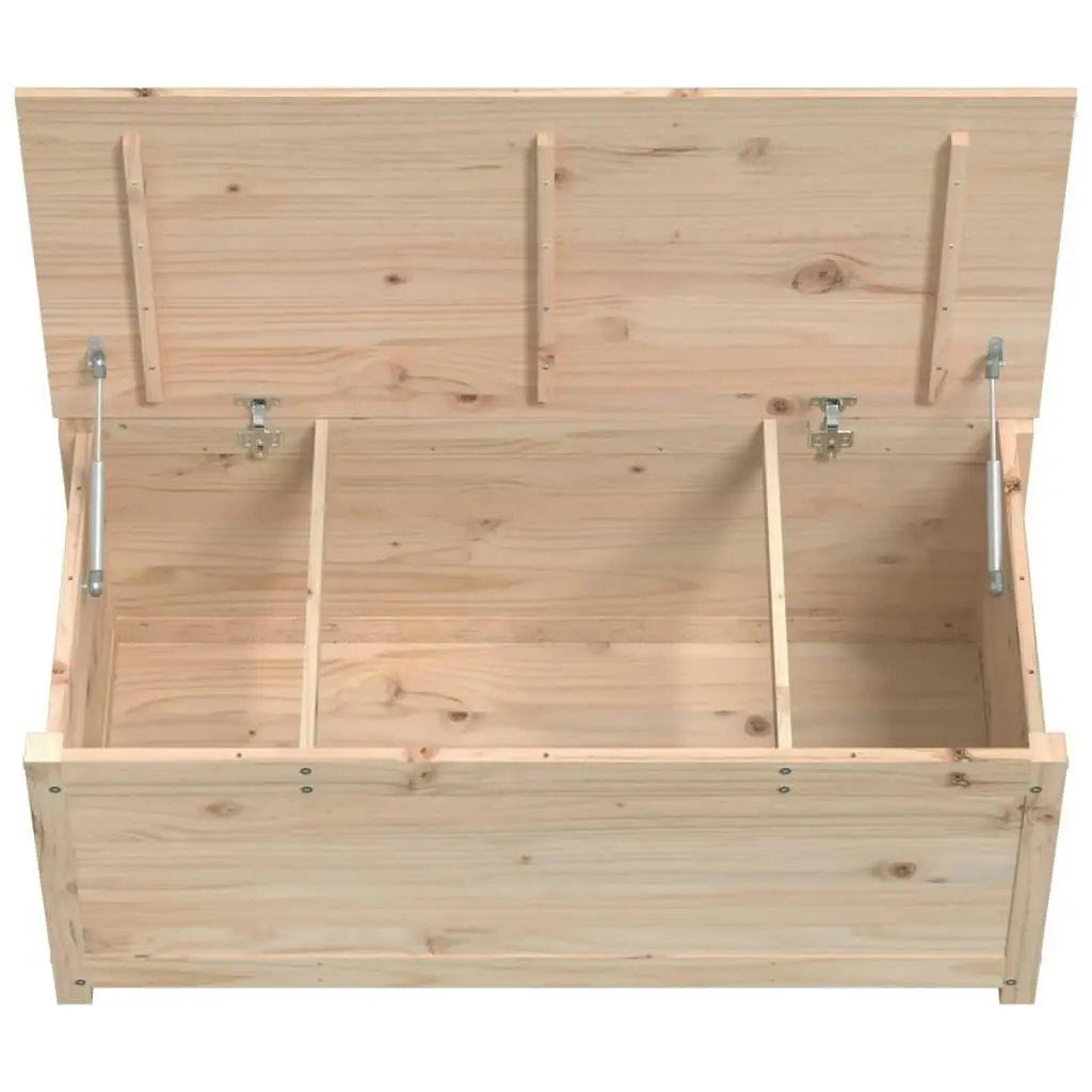 Storage Box 110x50x45.5 cm Solid Wood Pine 823539