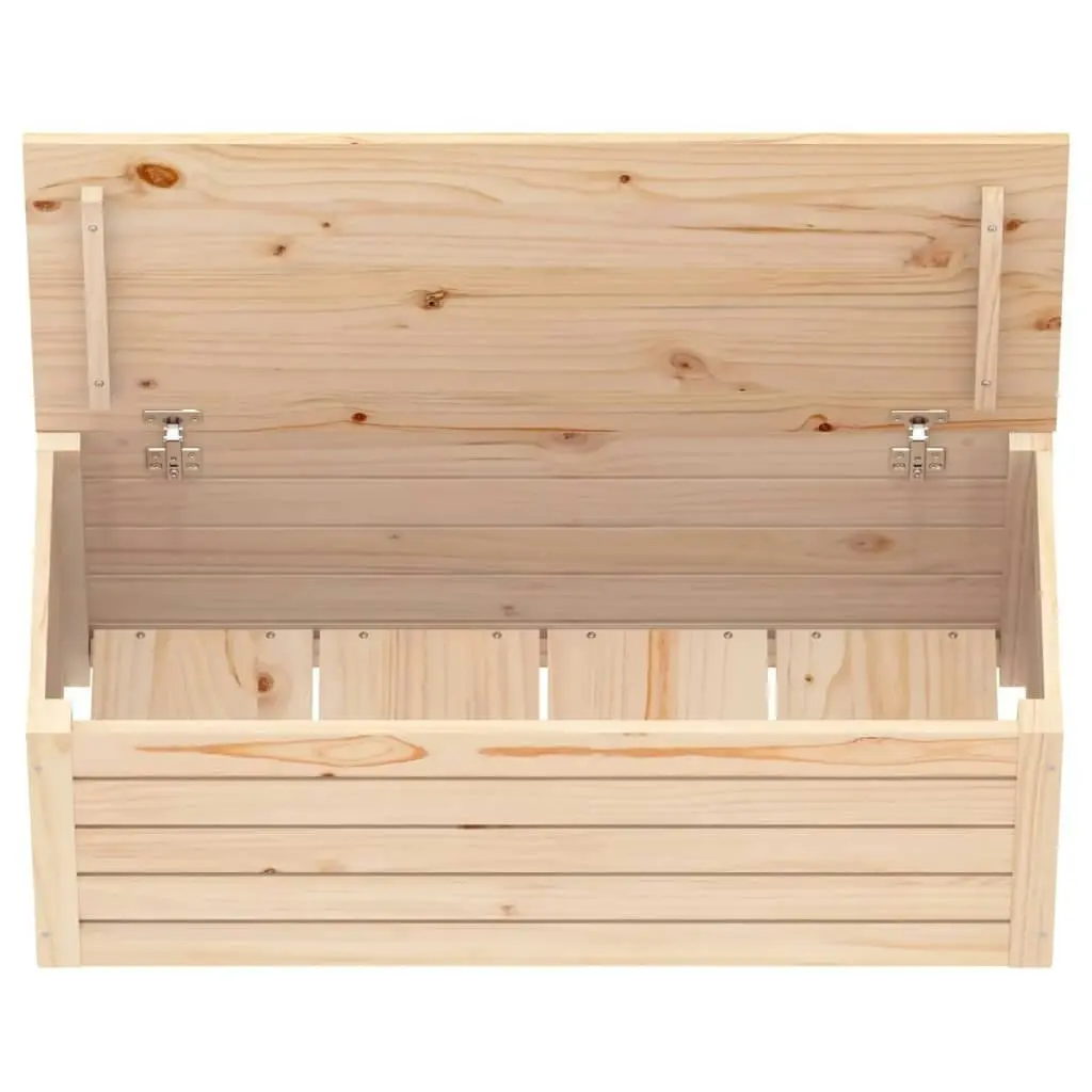 Storage Box 89x36.5x33 cm Solid Wood Pine 823619