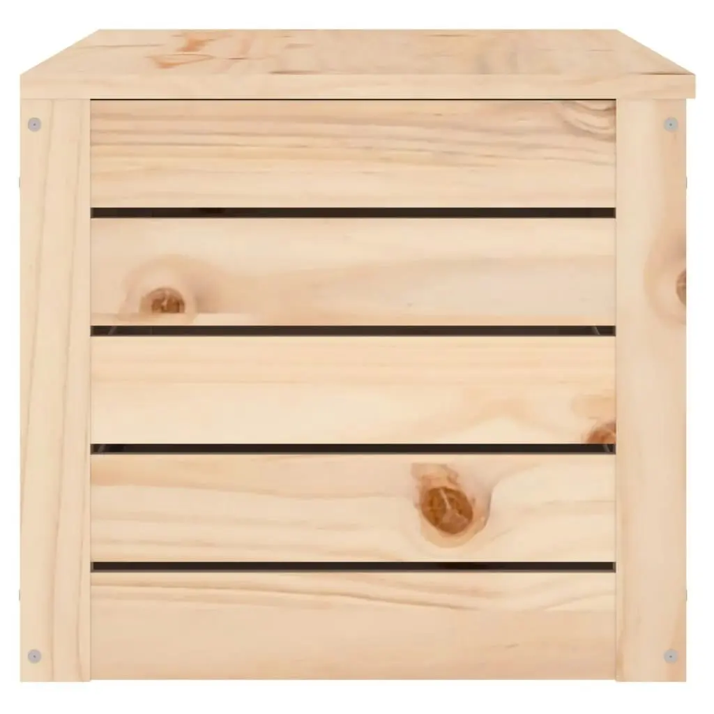 Storage Box 89x36.5x33 cm Solid Wood Pine 823619