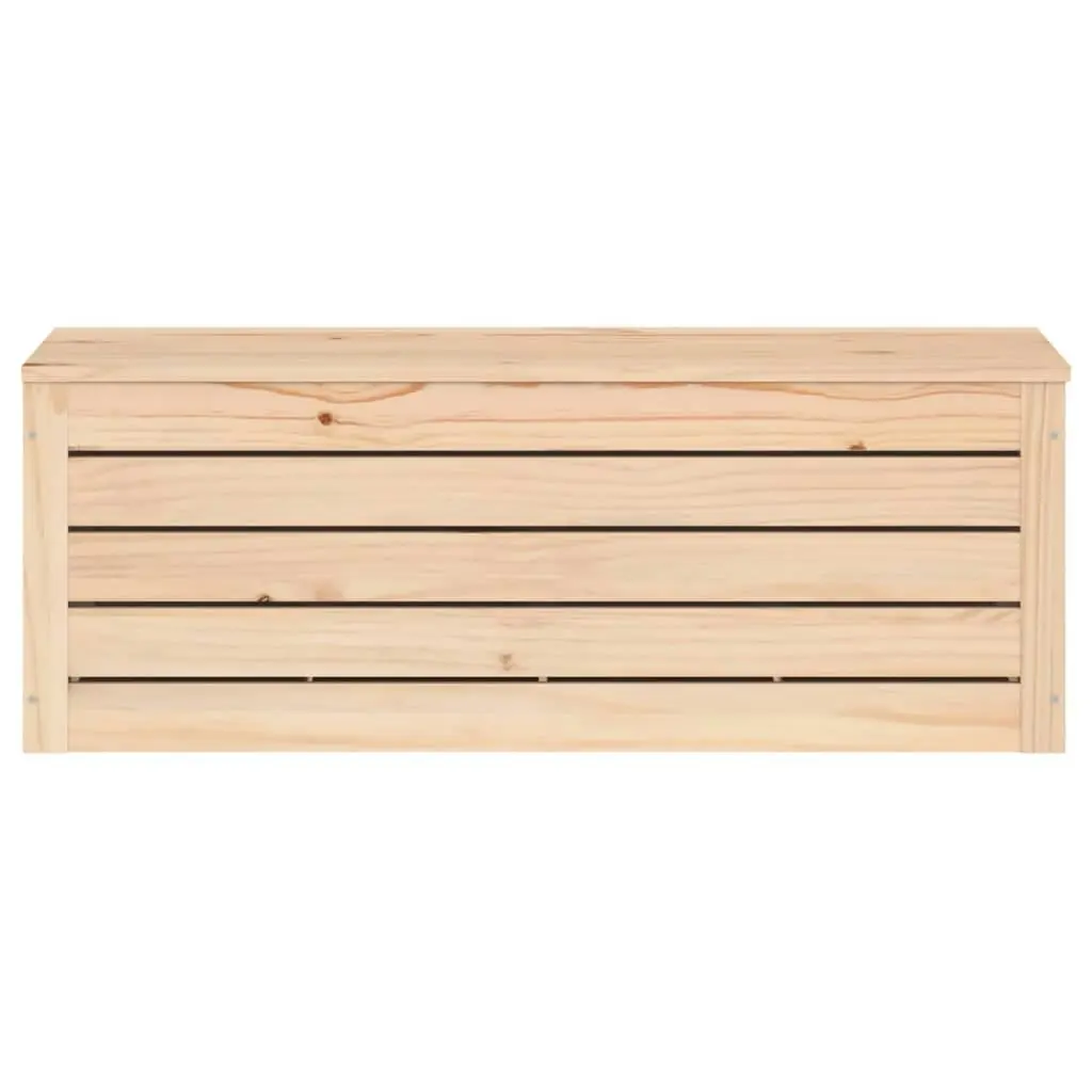 Storage Box 89x36.5x33 cm Solid Wood Pine 823619