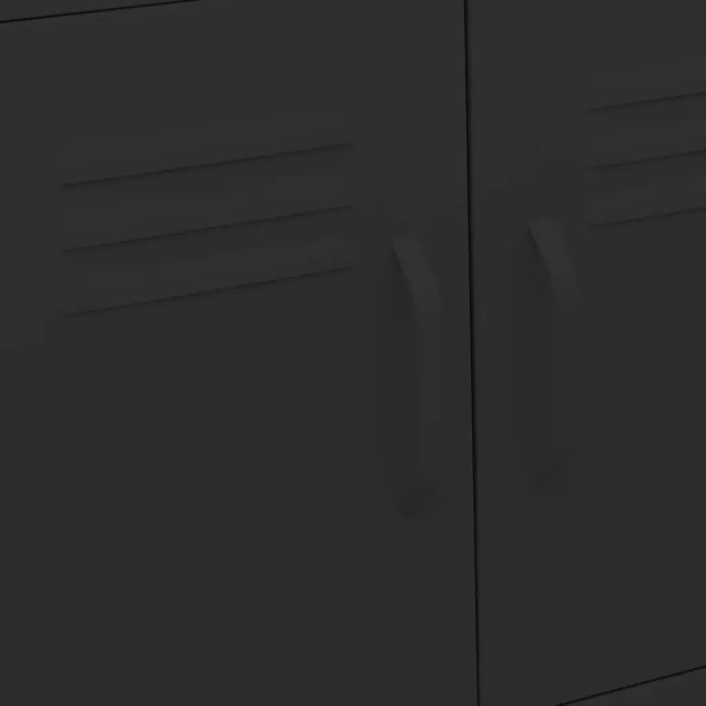 Storage Cabinet Black 60x35x56 cm Steel 336268