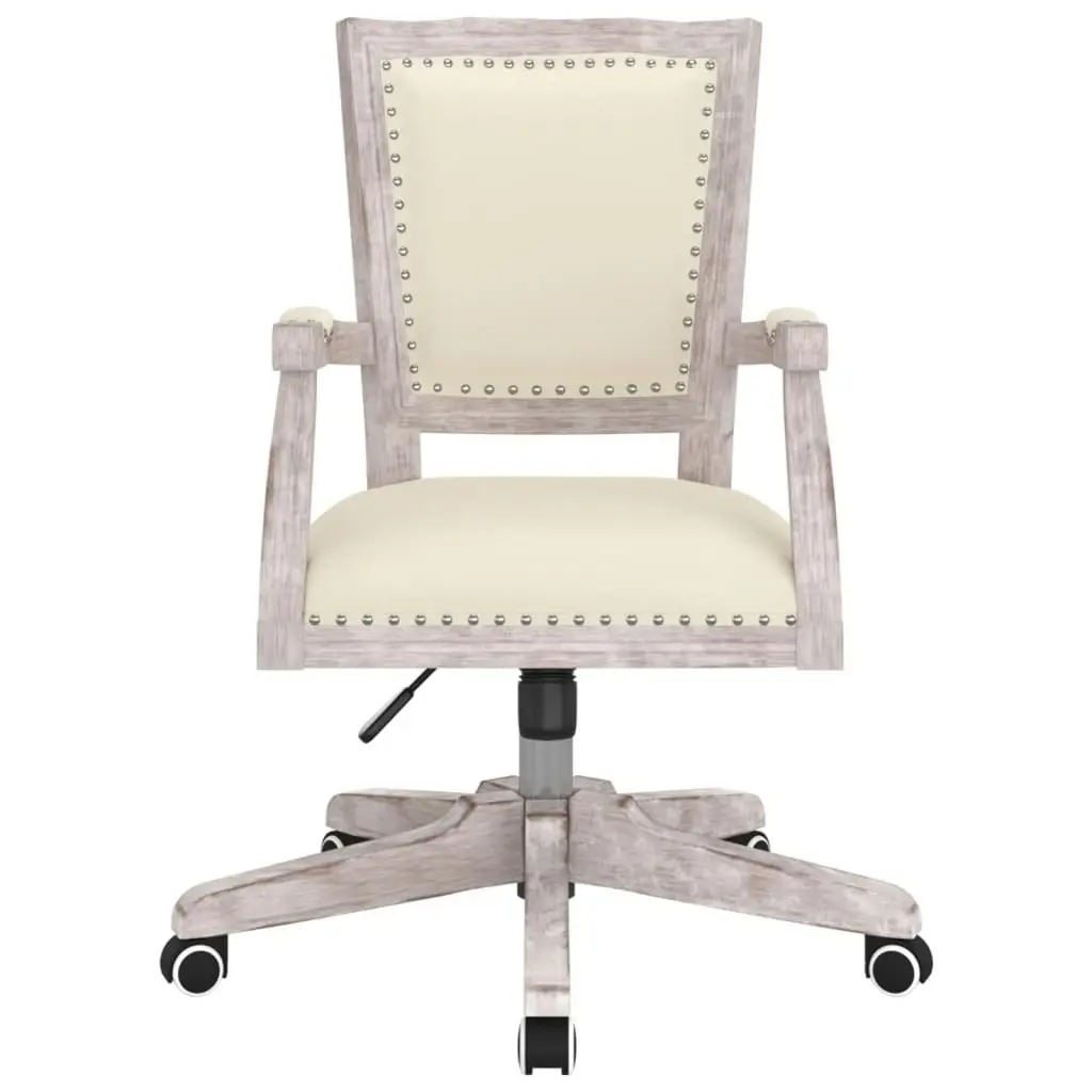 Swivel Office Chair Linen 344478