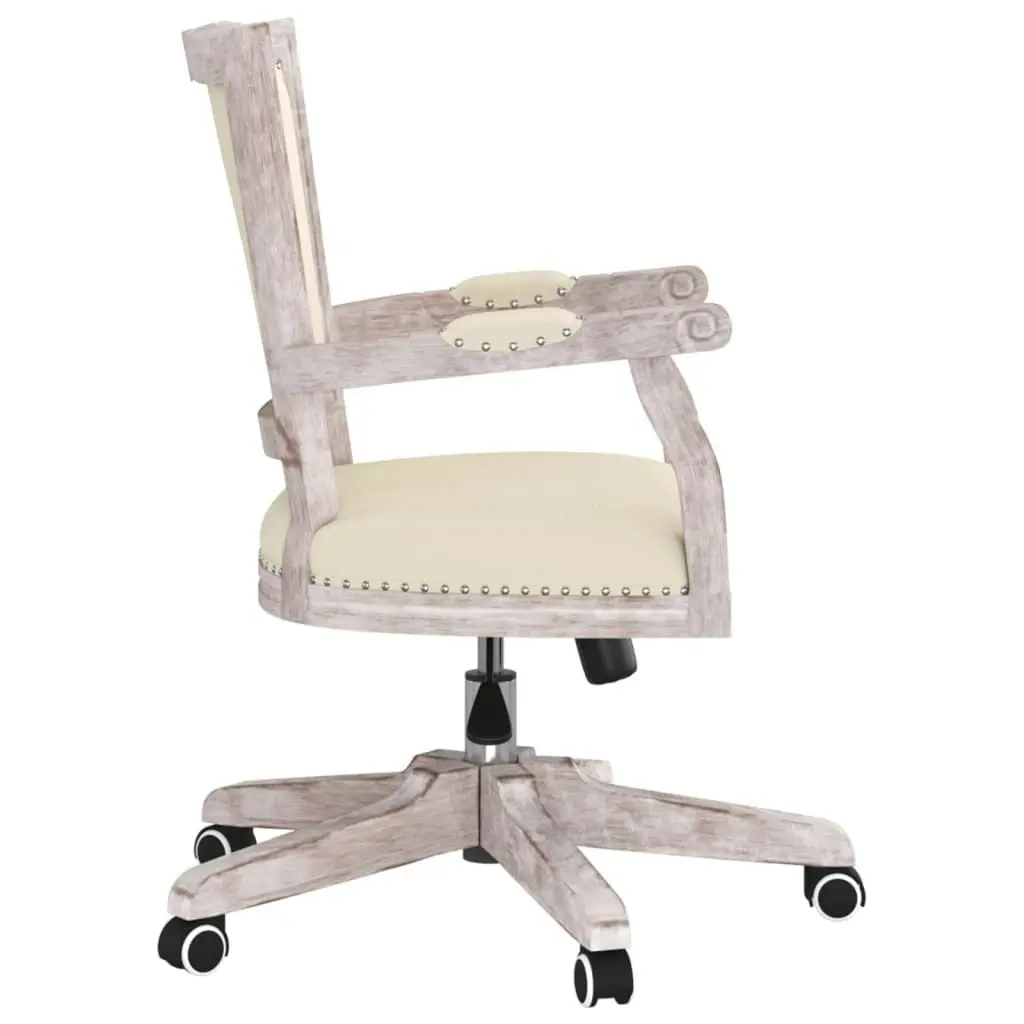 Swivel Office Chair Linen 344478