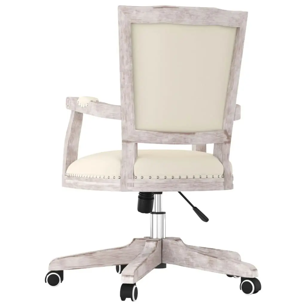 Swivel Office Chair Linen 344478