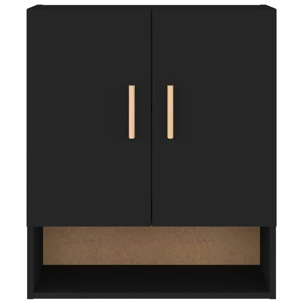 Wall Cabinet Black 60x31x70 cm Engineered Wood 812871