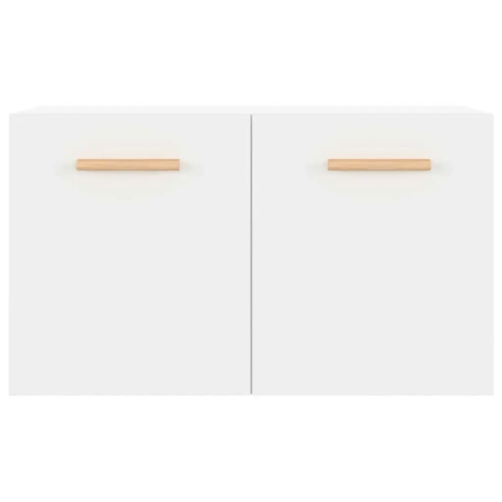 Wall Cabinet High Gloss White 60x36.5x35 cm Engineered Wood 812912