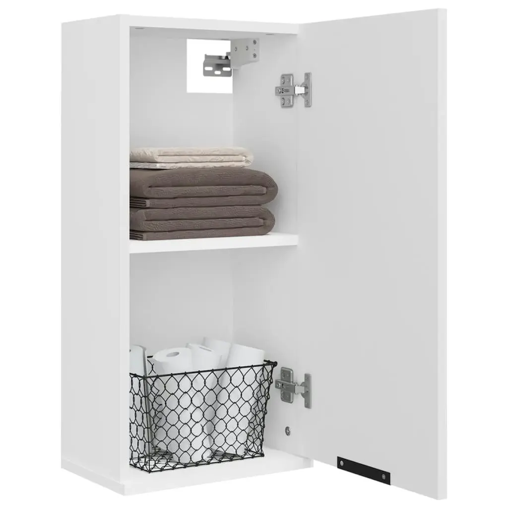 Wall-mounted Bathroom Cabinet White 32x20x67 cm 811295