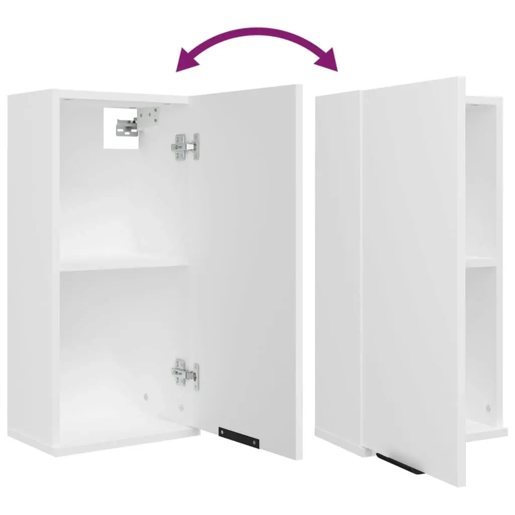 Wall-mounted Bathroom Cabinet White 32x20x67 cm 811295