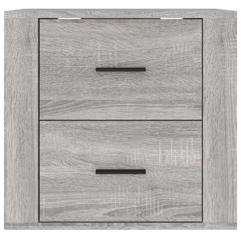 Wall-mounted Bedside Cabinet Grey Sonoma 50x36x47 cm 816862