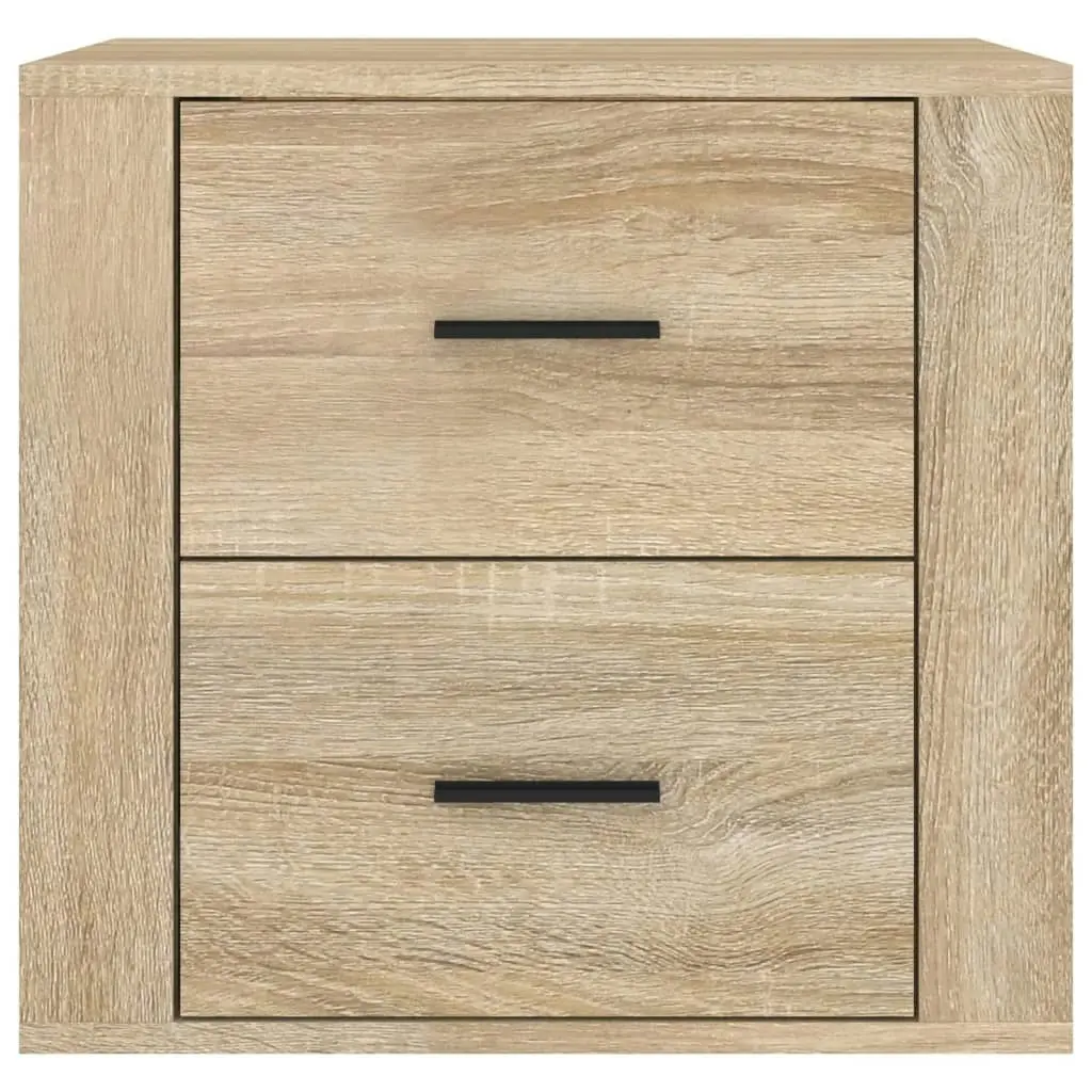 Wall-mounted Bedside Cabinet Sonoma Oak 50x36x47 cm 816859