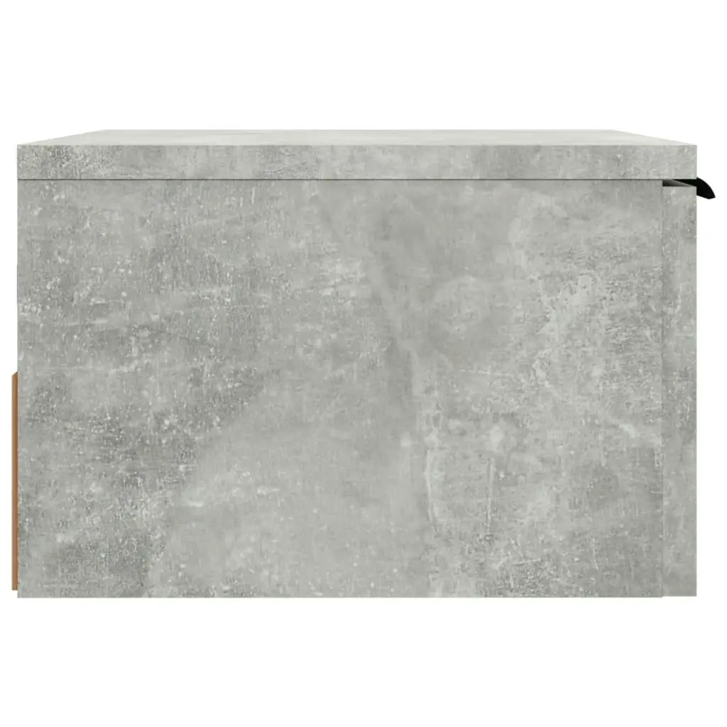 Wall-mounted Bedside Cabinets 2 pcs Concrete Grey 34x30x20 cm 811385